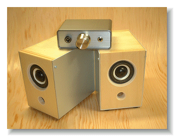 Tiny Power-Amplifier and Speakers
